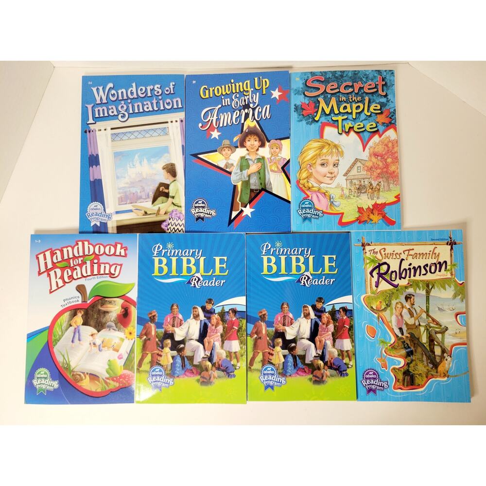 Abeka 2nd Grade Reading Program Lot of 7‎ Textbooks